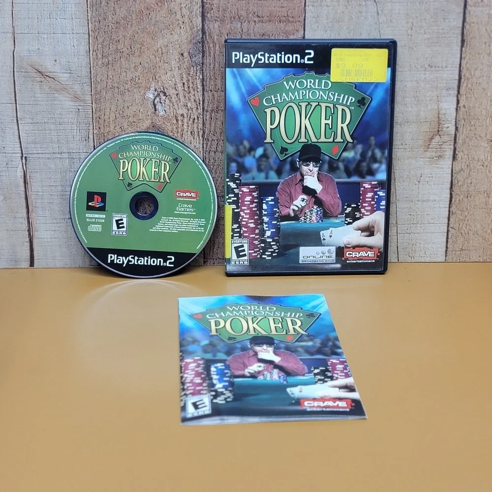 World Championship Poker Sony Playstation 2 PS2 Game